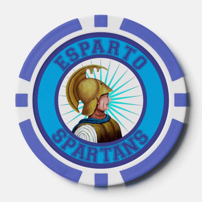 Spartan poker chip (Front)
