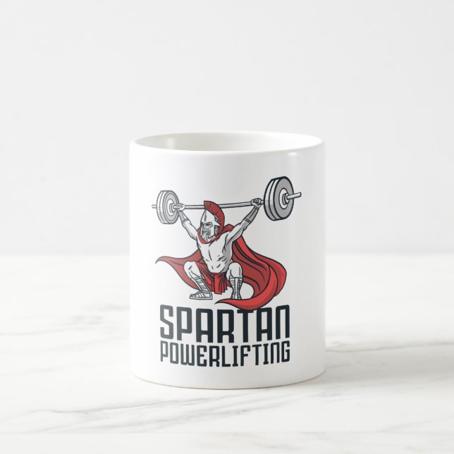 SPARTAN POWERLIFTING COFFEE MUG (Center)