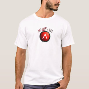 Spartan Shield/AR-15 Molon Labe T-Shirt