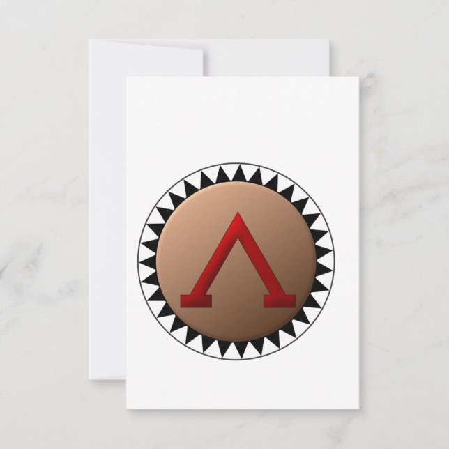 Spartan Shield Invitations (Front)
