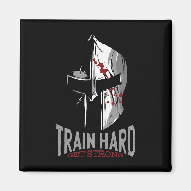 Spartan Sparta Helmet Gym Motivation Gift  Magnet (Front)