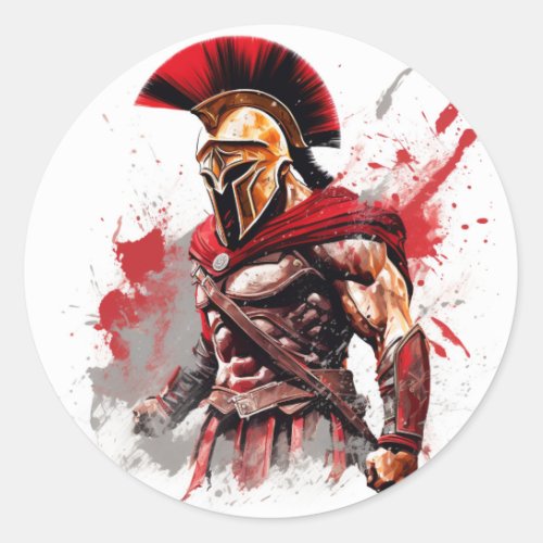 Spartan Spirit Fearless Warrior Sticker