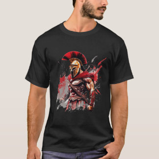 Spartan Spirit: Fearless Warrior T-Shirt