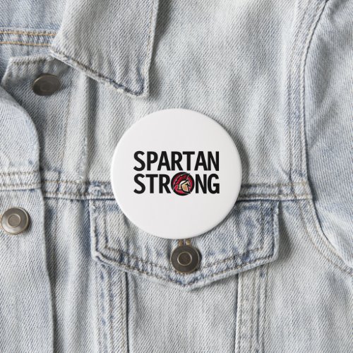 Spartan Strong Personalized Button