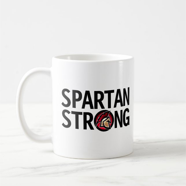 Spartan Strong. Personalized Mug (Left)
