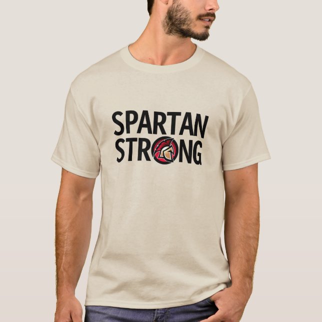 Spartan Strong. Personalized T-Shirt (Front)
