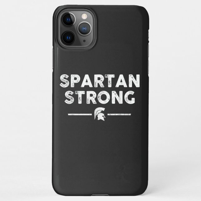 Spartan Strong, Spartan Community Honors Victims iPhone Case (Back)