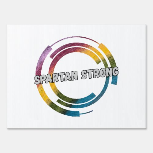 Spartan strong vintage sign
