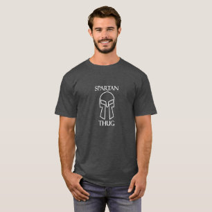 Spartan Thug - Men's Basic Dark T-Shirt