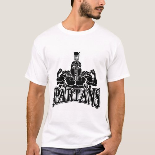 Spartan Trojan Sports Mascot T_Shirt