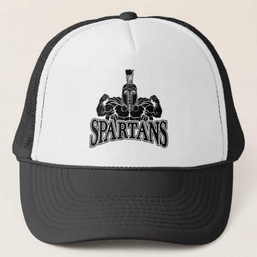 Spartan Trojan Sports Mascot Trucker Hat