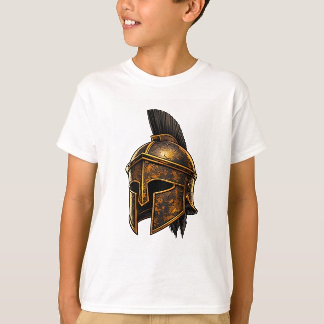 Spartan Warrior Helmet T-Shirt (Front)