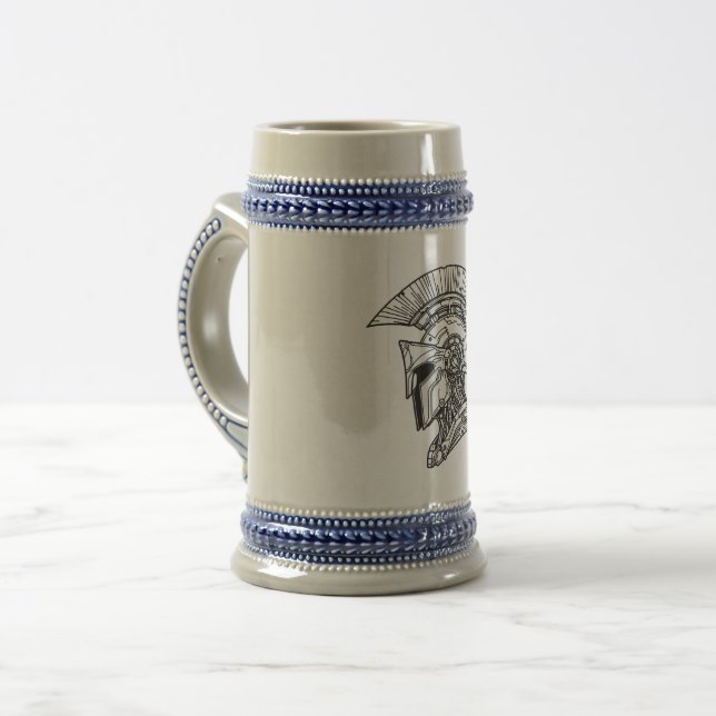 Spartan Warrior I Beer Stein (Front Left)