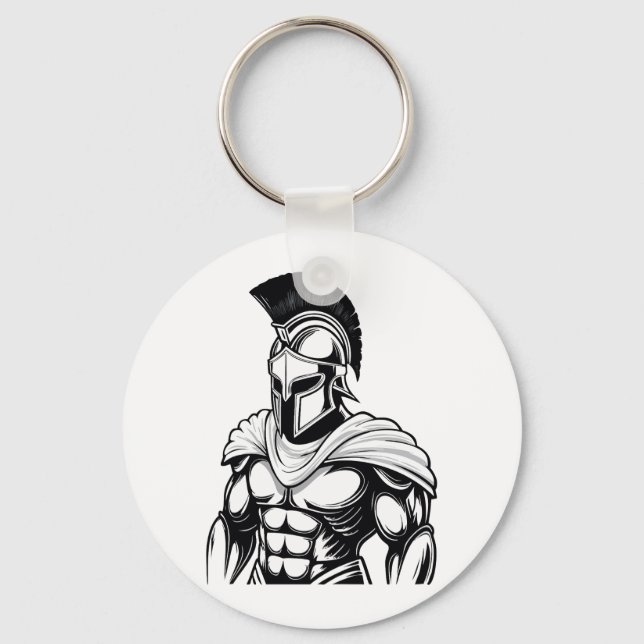 Spartan warrior keychain (Front)