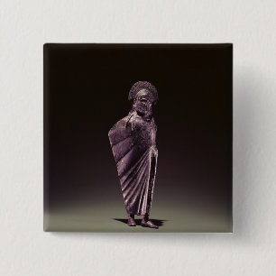Spartan warrior pinback button