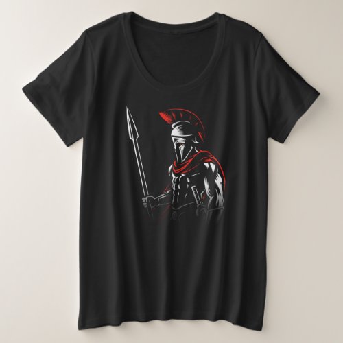 Spartan Warrior Plus Size T_Shirt