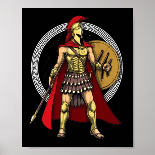 Spartan Warrior Poster