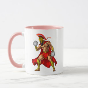 Spartan Warrior Weightlifting Mug