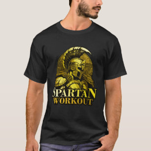 Spartan Workout Greek Gladiator Gym Sparta Mytholo T-Shirt