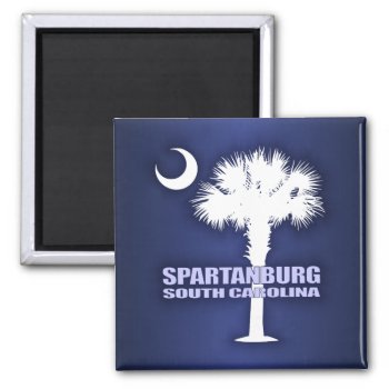 Spartanburg Sc (p&c) Magnet by NativeSon01 at Zazzle