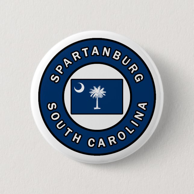 Spartanburg South Carolina Button (Front)