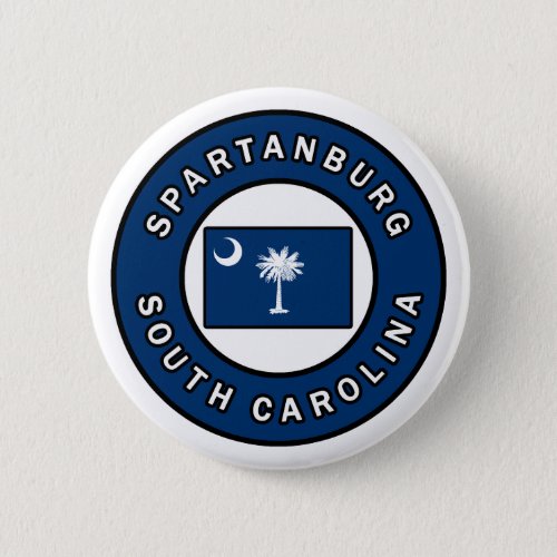 Spartanburg South Carolina Button