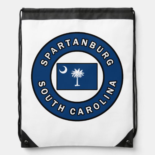 Spartanburg South Carolina Drawstring Bag