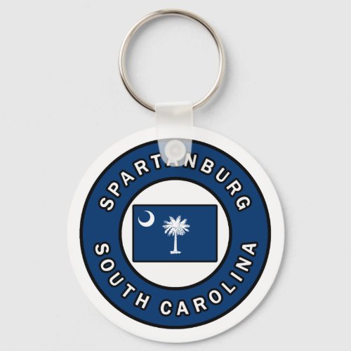 Spartanburg South Carolina Keychain