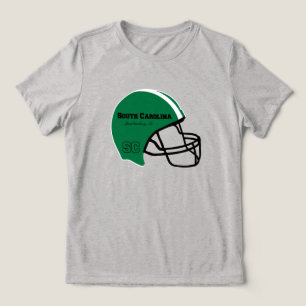 Spartanburg South Carolina SC Football Helmet  Tri-Blend Shirt