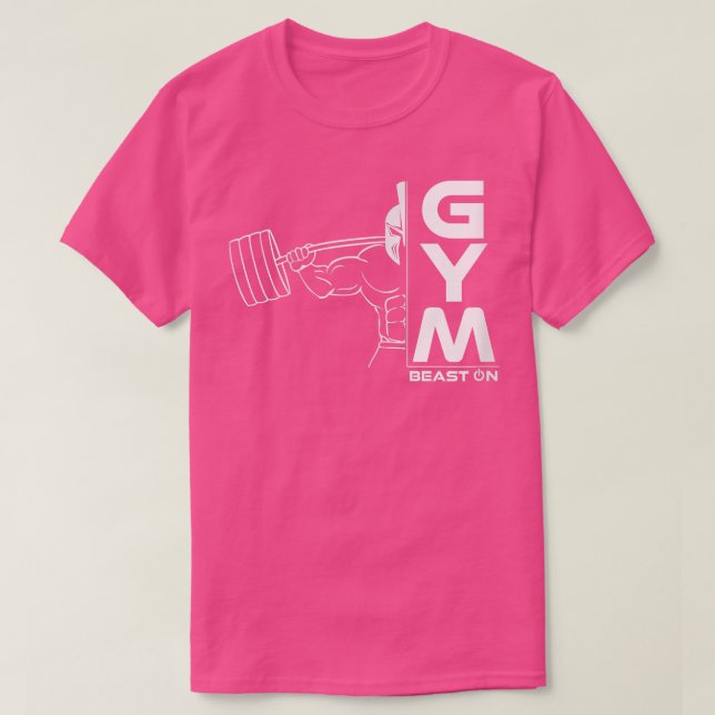 Spartaner Gladiator Fitness Sayings Gym Motivation T-Shirt (Design Front)