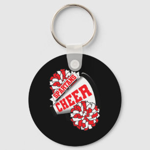 Spartans Cheer Ck To School Cheerleading Spirit R Keychain