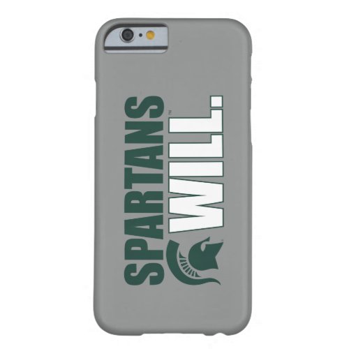 Spartans Will Barely There iPhone 6 Case