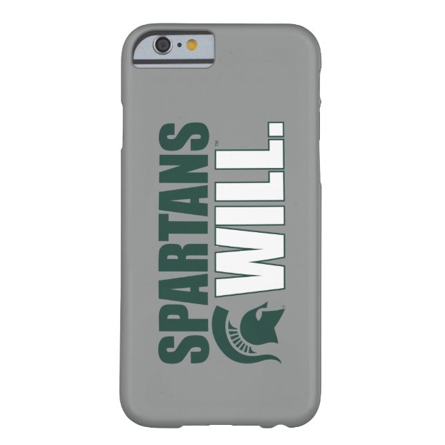 Spartans Will Case-Mate iPhone Case (Back)