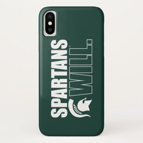 Spartans Will iPhone X Case