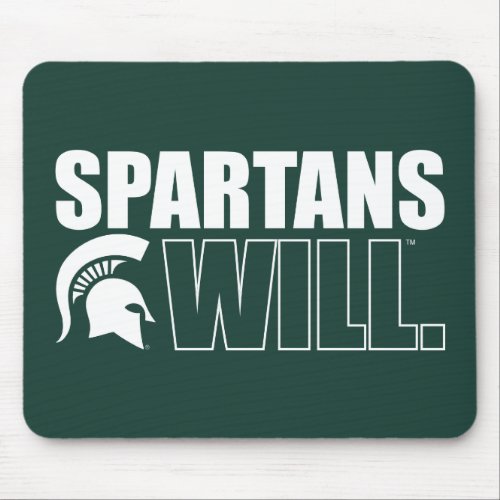 Spartans Will Mouse Pad