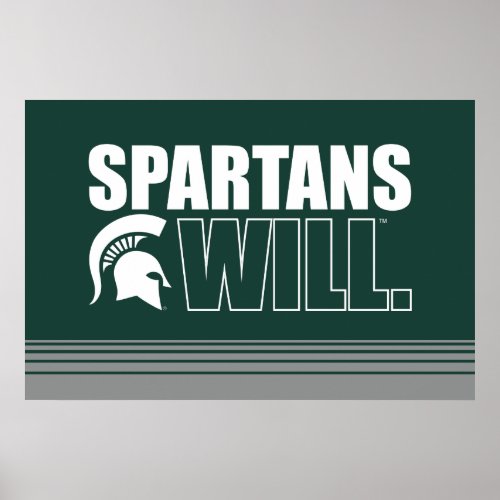 Spartans Will Poster