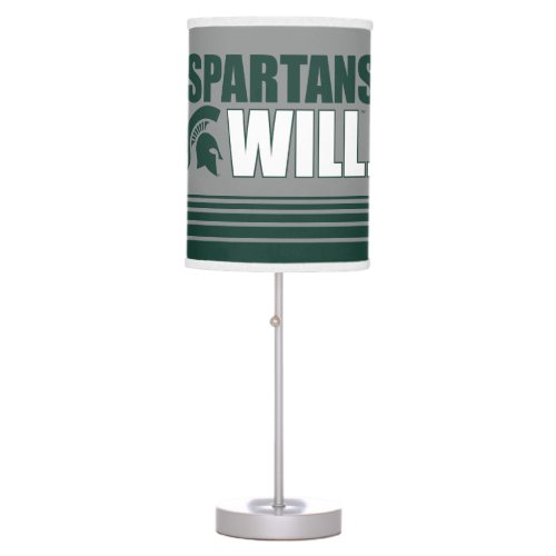 Spartans Will Table Lamp