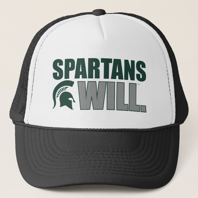 Spartans Will Trucker Hat (Front)