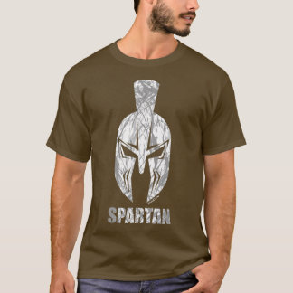 SpartanSpartan HelmetGym Motivation Fitness Saying T-Shirt