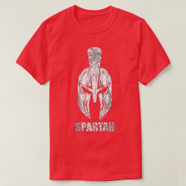 SpartanSpartan HelmetGym Motivation Fitness Saying T-Shirt (Design Front)