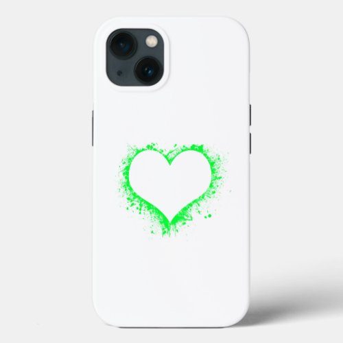 Spashy marine heart  iPhone 13 case