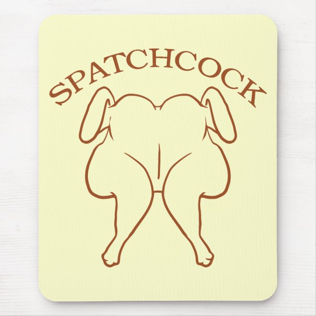 Spatchcock Chicken Mouse Pad (Front)