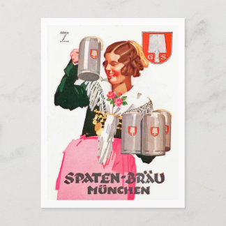 Spaten Bräu - Hohlwein Postcard