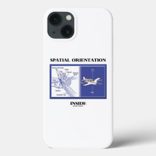 Spatial Orientation Inside Ear Anatomy Plane iPhone 13 Case