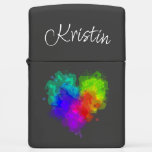 &quot;spattered Heart&quot; Zippo Lighter at Zazzle
