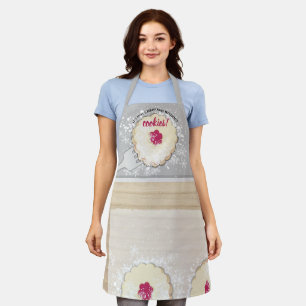 Spatula Christmas cookies baking kitchen Apron