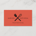 Spatula Whisk Chef Caterer Kitchen Business Card at Zazzle
