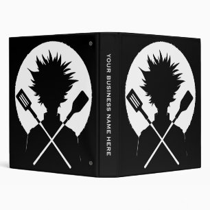 Spatulas Funny Cooking Wild Chef 3 Ring Binder