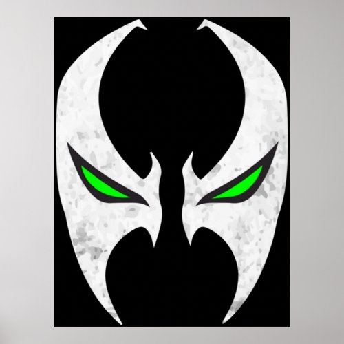 Spawn Mask Logo Poster