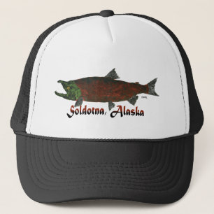 Spawning Salmon Soldotna, Alaska - Trucker Hat
